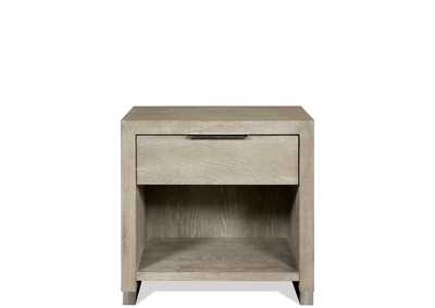 Image for Zoey Urban Gray 1-drawer Nightstand