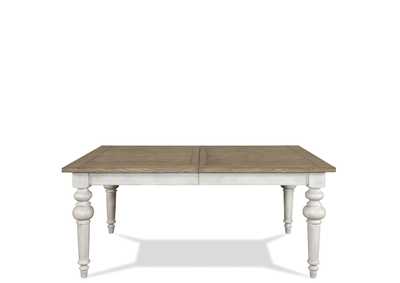 Image for Southport Antique Oak/smokey White Dining Table