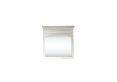 Image for Myra Paperwhite Door Dresser w/Landscape Mirror