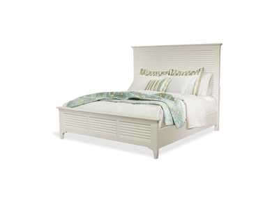 Image for Myra Paperwhite Queen/Full Louver Bed