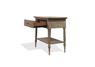 Image for Myra Natural 1-drawer Nightstand