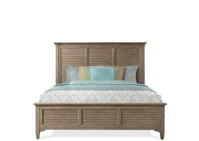 Image for Myra Natural King Louver Bed