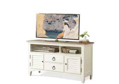 Image for Myra Natural/paperwhite 54-in Louver Tv Console