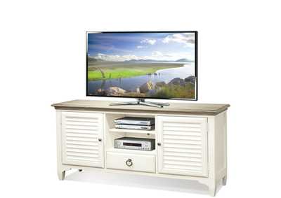Image for Myra Natural/paperwhite 64-in Louver Tv Console