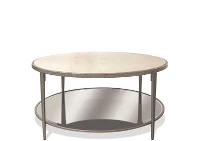 Image for Wilshire White Sands Round Cocktail Table