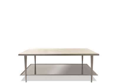 Image for Wilshire White Sands Rectangle Cocktail Table