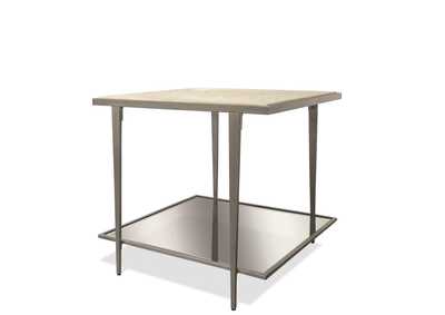 Image for Wilshire White Sands Rectangle End Table