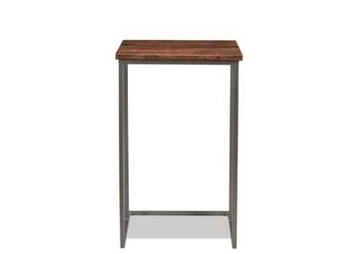 Image for Savannah Patina Wood/black Metal Nesting End Tables