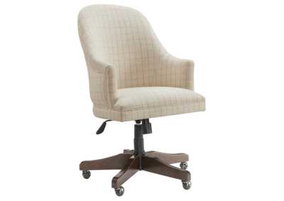 Image for Rosemoor Burnt Caramel Upholstered Desk Chair