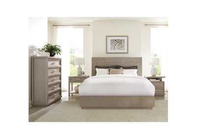Image for Cascade Dovetail Panel King Bed w/ Dresser, Mirror