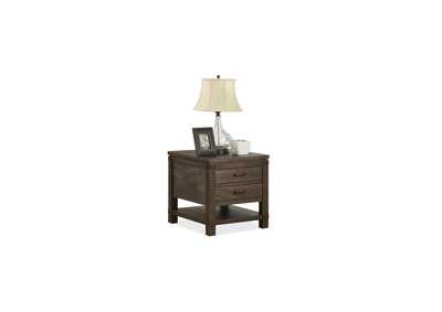 Image for Promenade Warm Cocoa Rectangular End Table