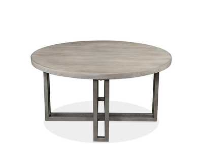 Image for Adelyn Crema Gray Round Cocktail Table