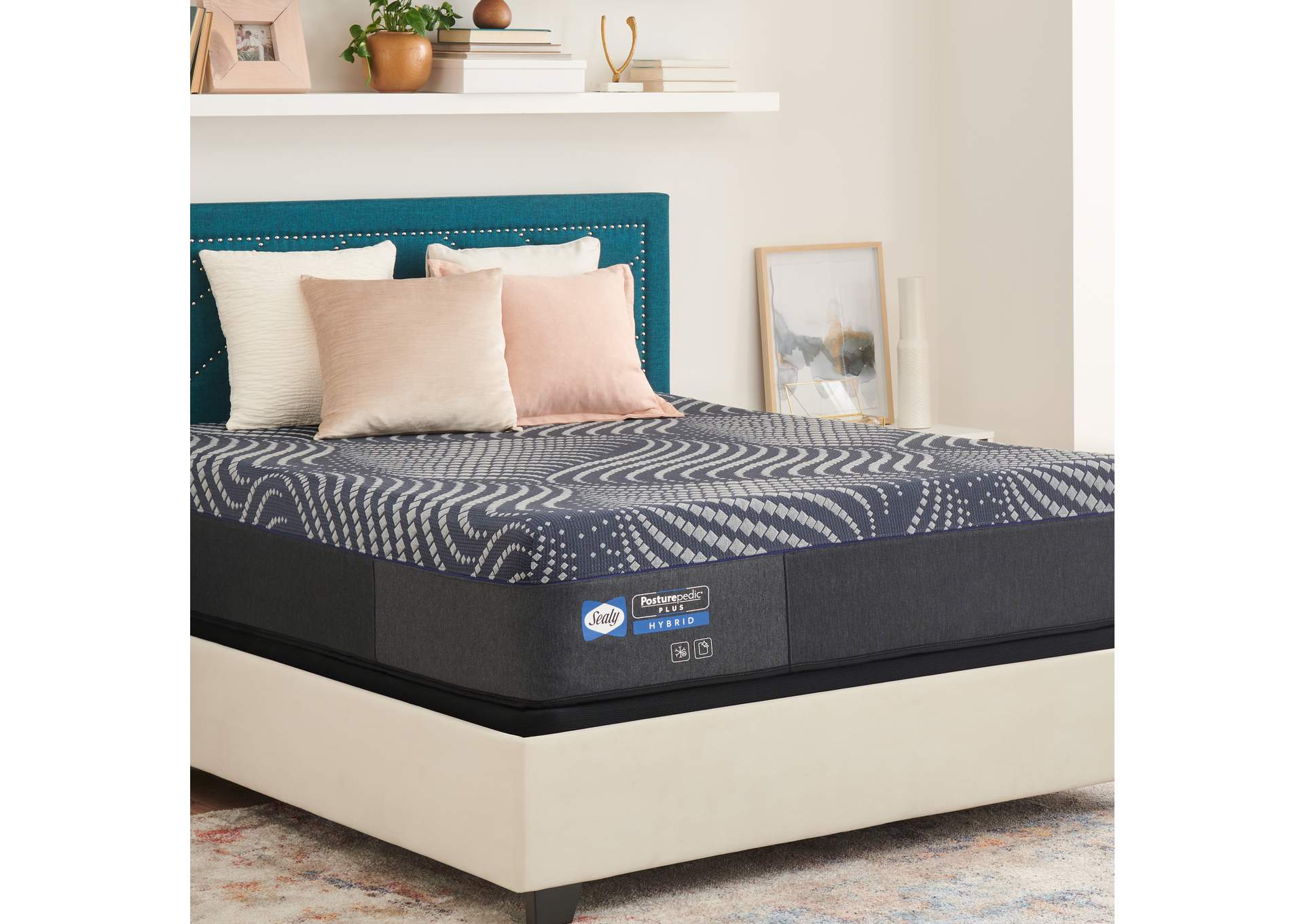 Brenham Firm Hybrid Split Ca King Mattress,Sealy