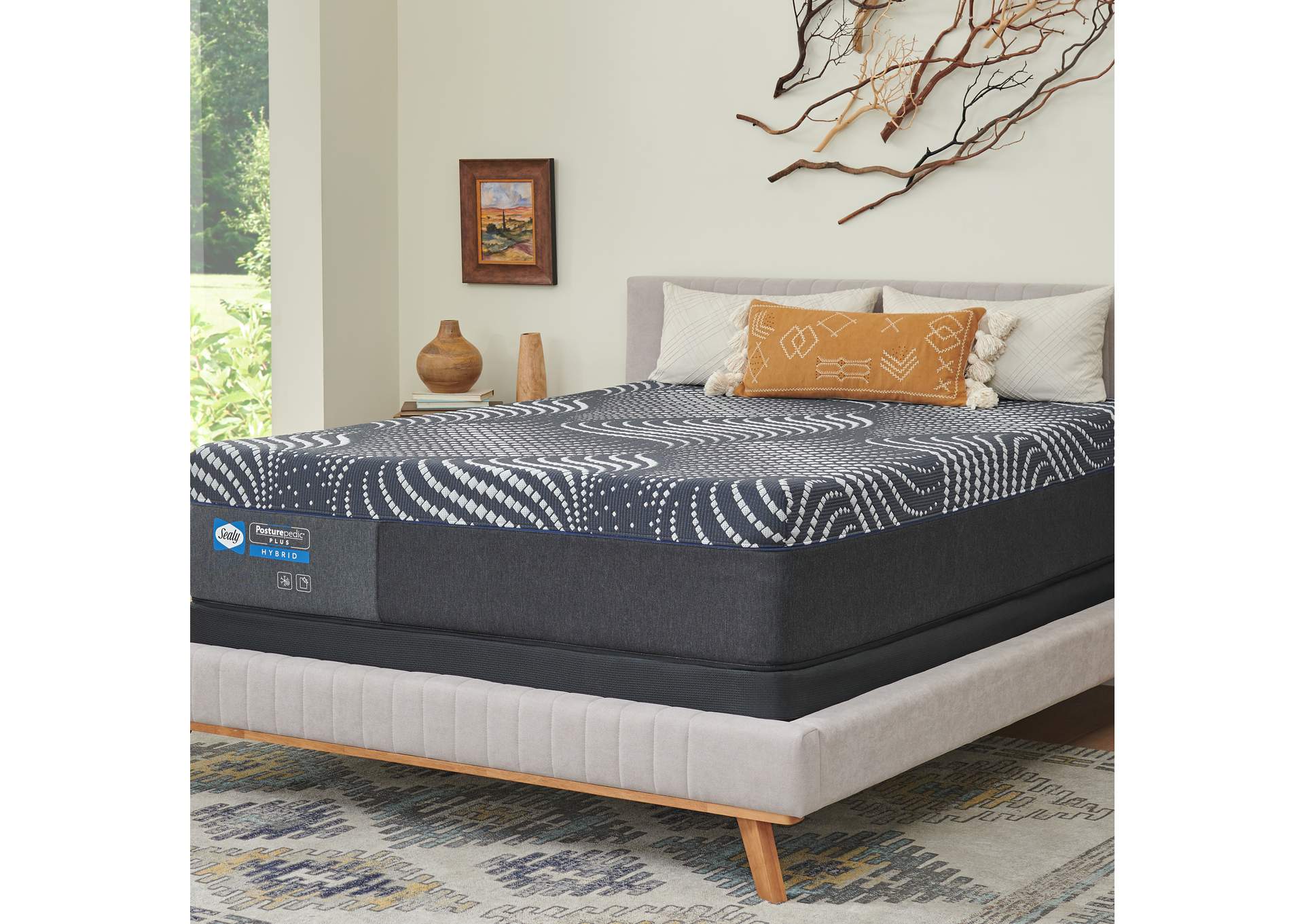 High Point Firm Hybrid Cal King Mattress,Sealy