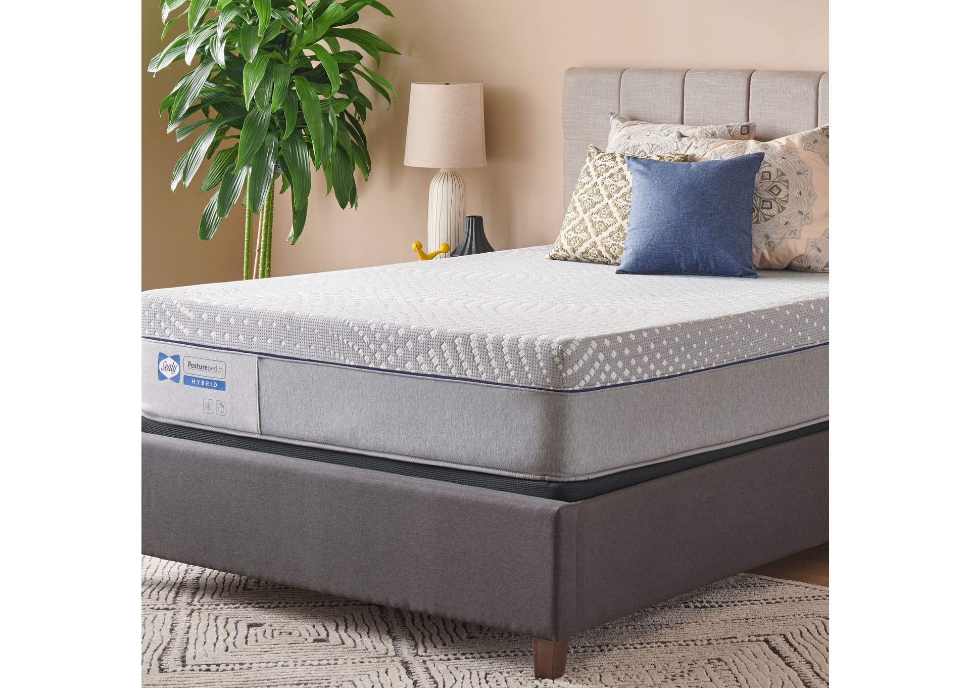 Lacey Firm Hybrid Split King / Cal King Mattress,Sealy