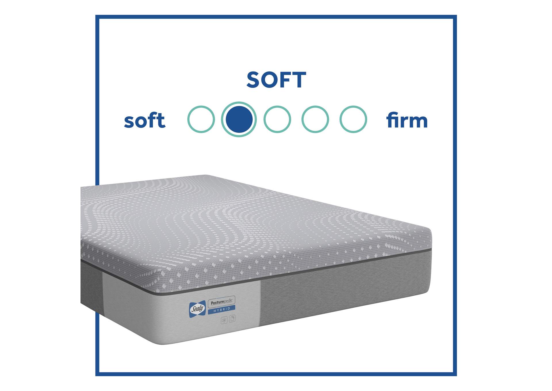 Chablis Soft Hybrid Split King / Cal King Mattress,Sealy