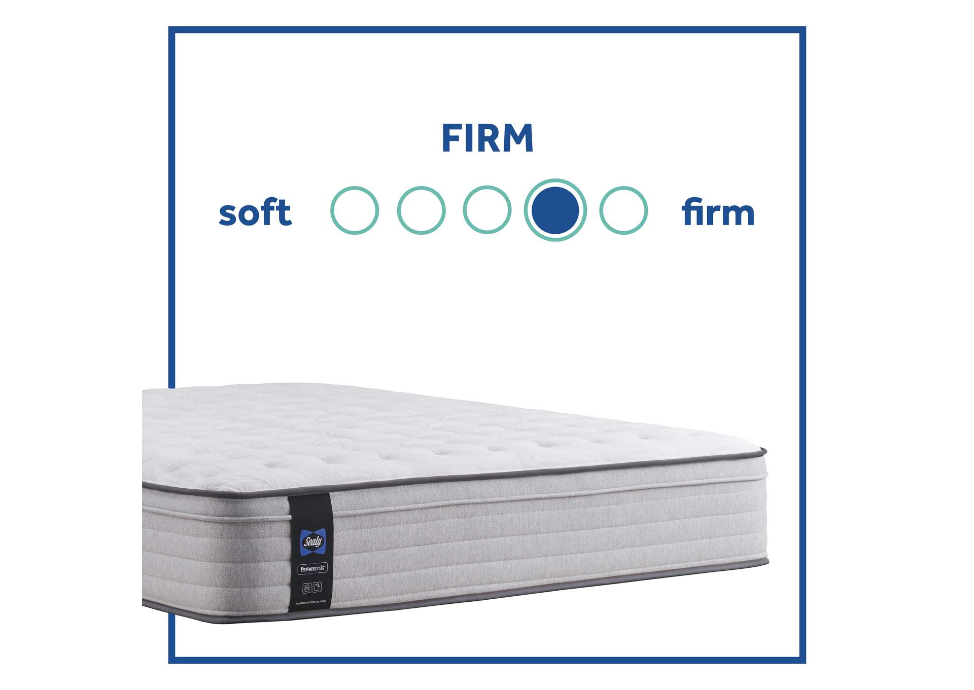 Garner II Firm Faux Euro Top King Mattress,Sealy