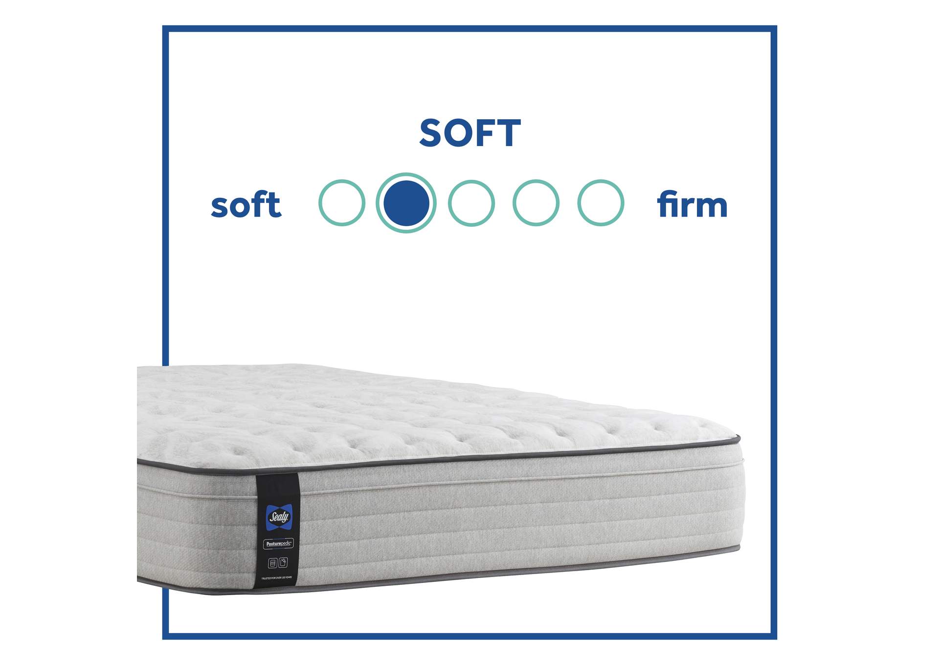 Diggens Soft Faux Euro Top Cal King Mattress,Sealy