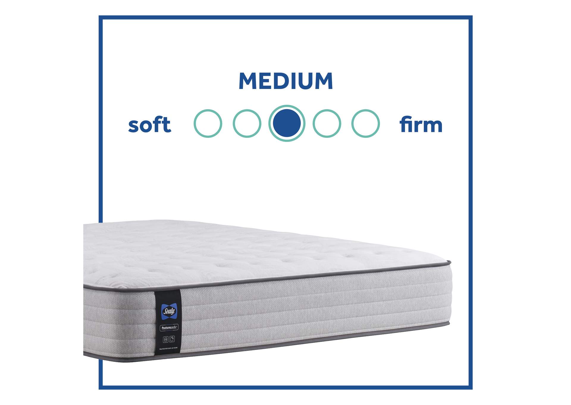 Garner II Medium Tight Top Split King / Cal King Mattress,Sealy