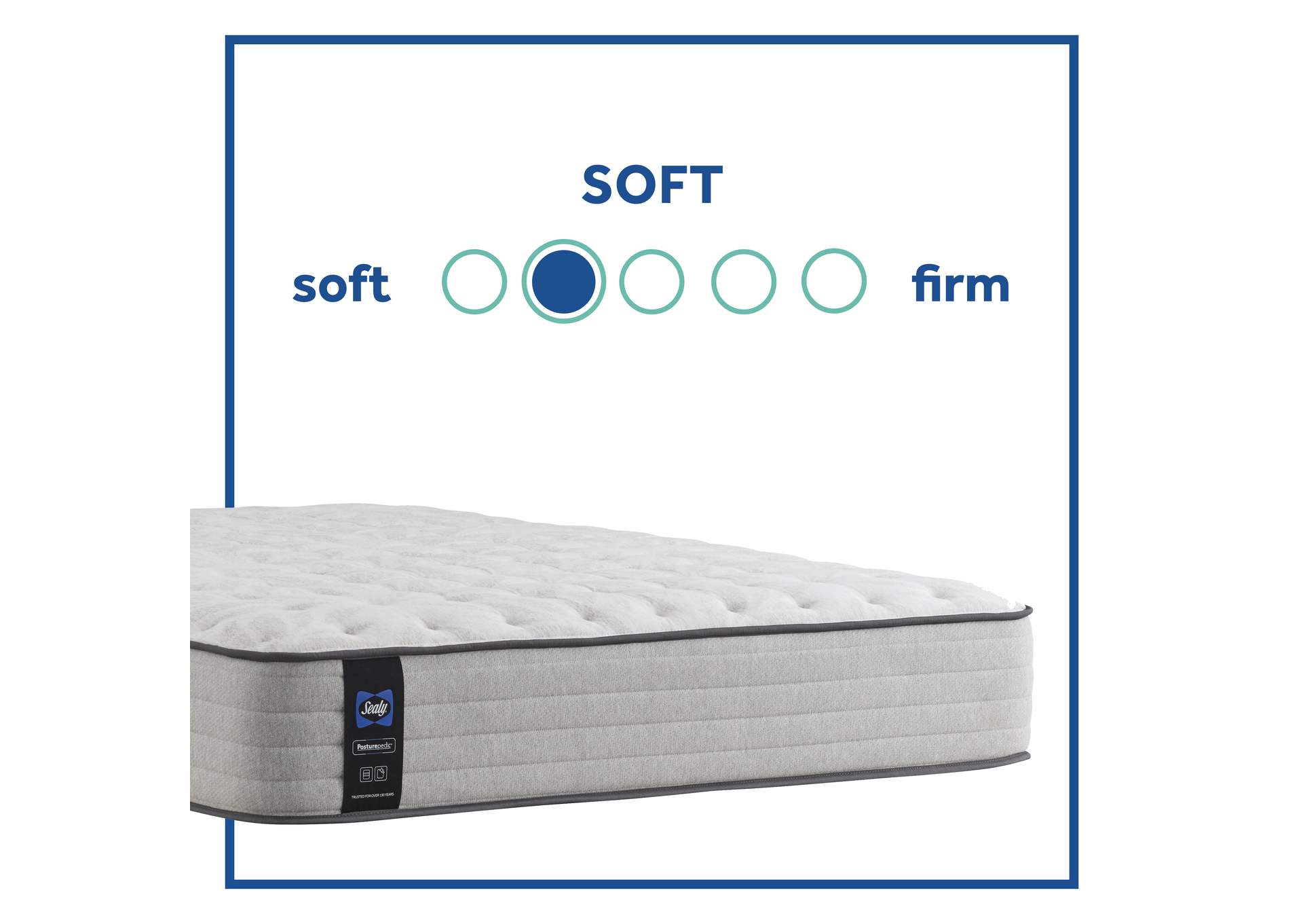 Diggens Soft Tight Top Twin Mattress,Sealy