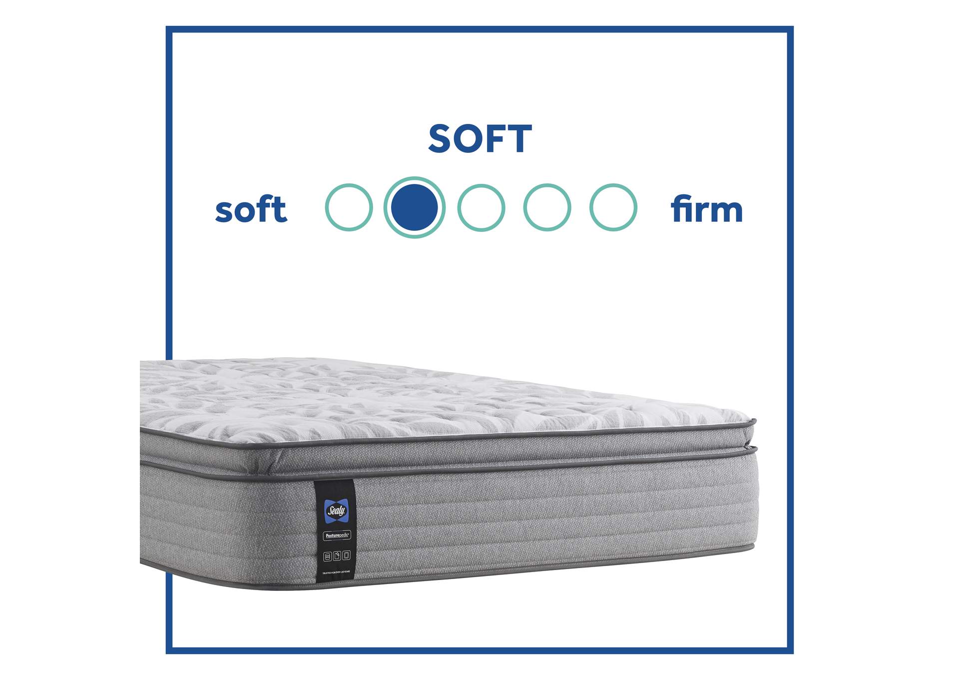 Philben Soft Euro Pillow Top Split King / Cal King Mattress,Sealy