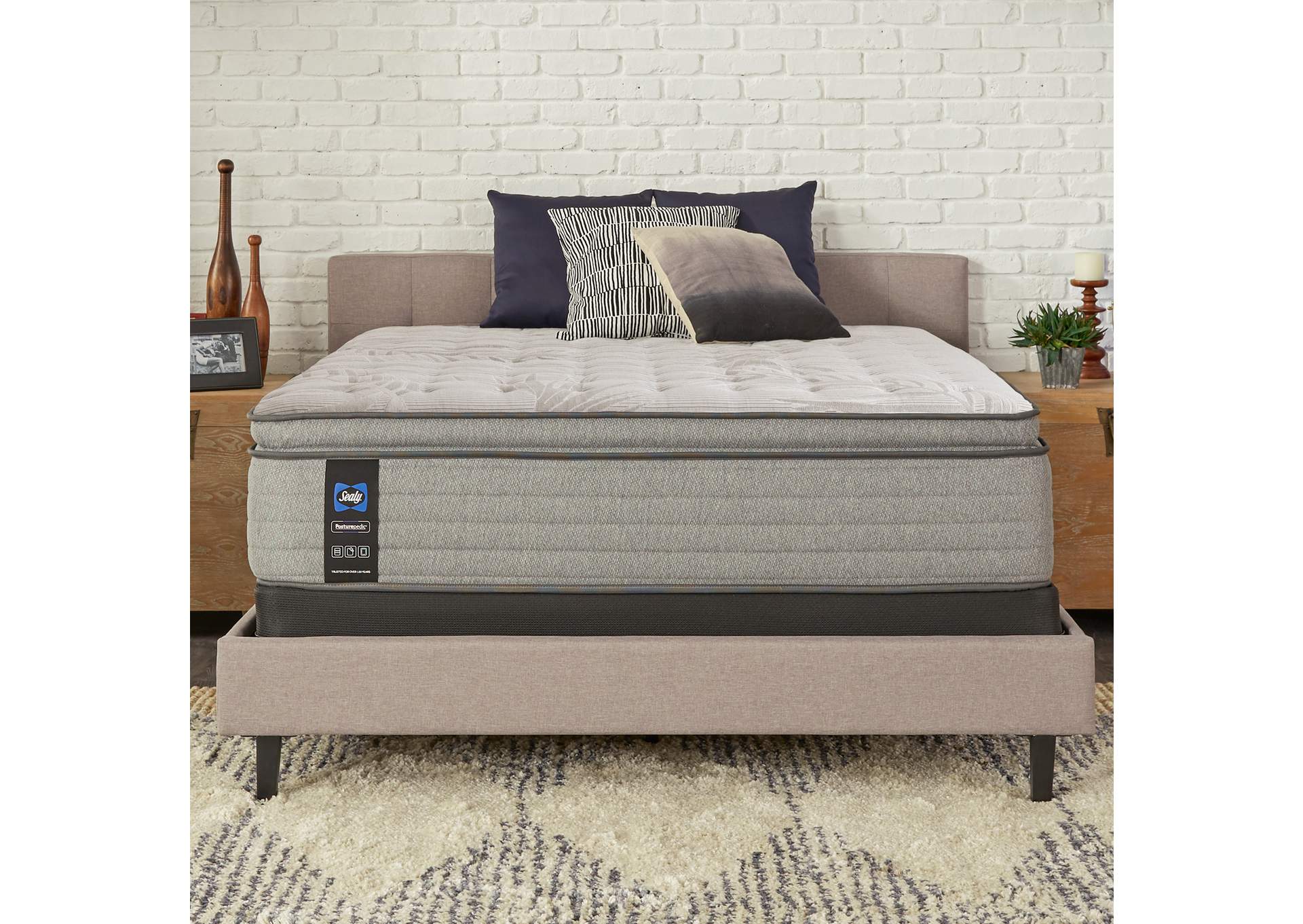 Kenaston II Soft Euro Pillow Top Twin Mattress,Sealy