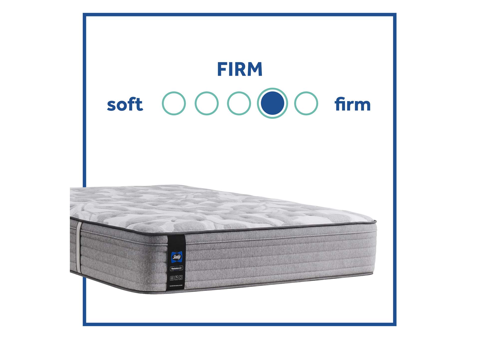 Dantley Firm Faux Euro Top Full Mattress,Sealy