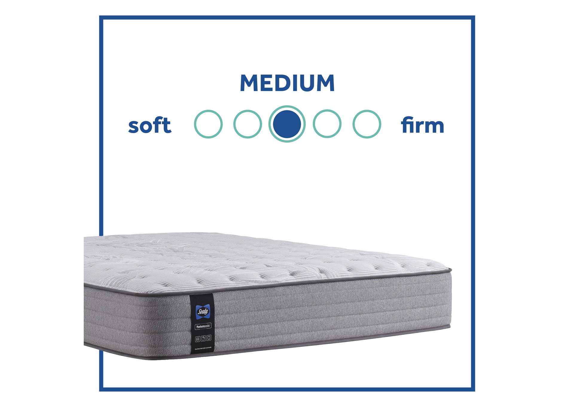 Silver Pine Medium Tight Top Queen Mattress,Sealy