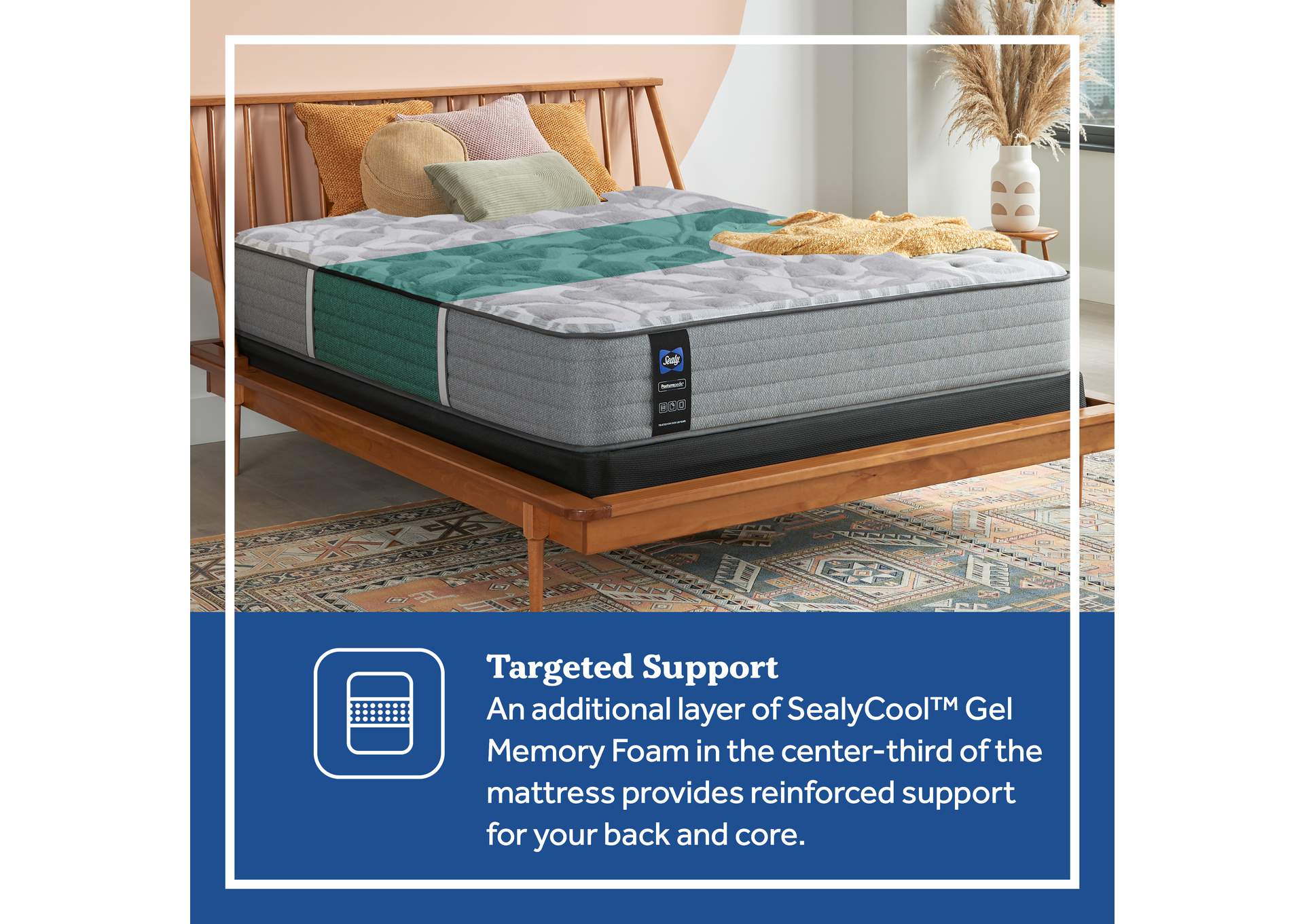 Silver Pine Soft Tight Top King Mattress,Sealy