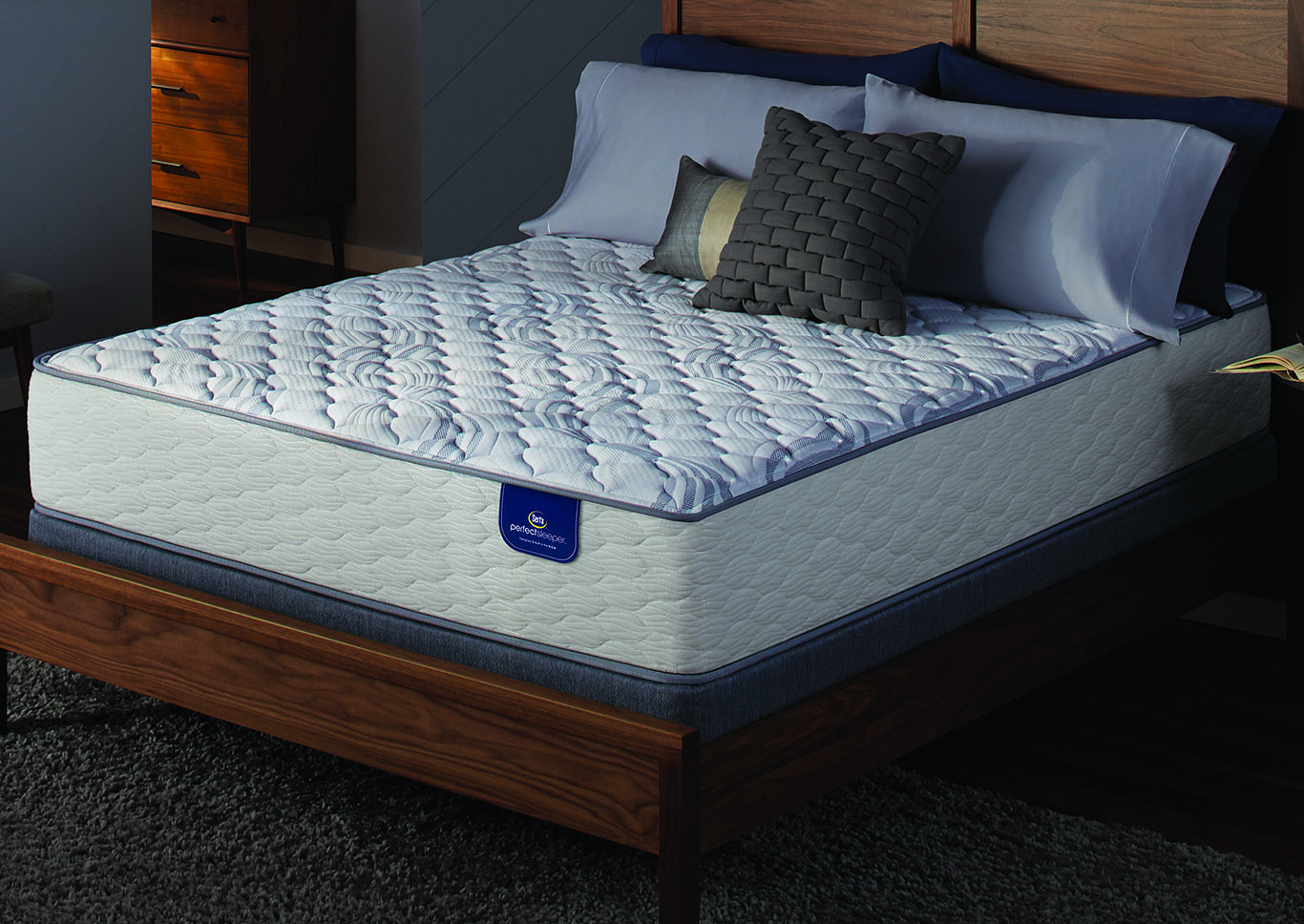 Cresson Plush Full Mattress Set,Serta Nationwide