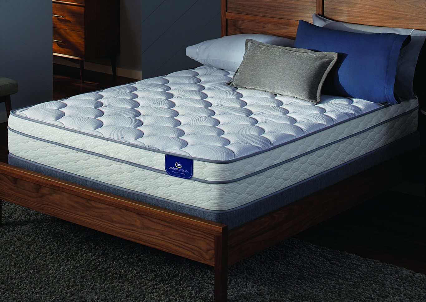 Juneberry Euro Top Full Mattress Set,Serta Nationwide