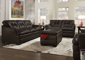 Image for Apollo Espresso Sofa and Loveseat