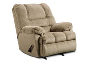 Image for Zig Zag Tan Rocker Recliner