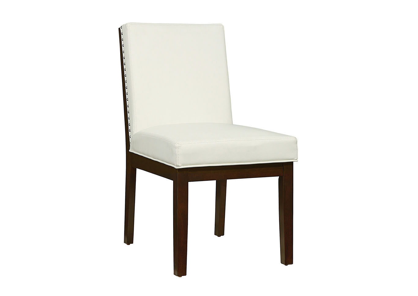 Couture Elegance White Side Chair (Set of 2),Standard
