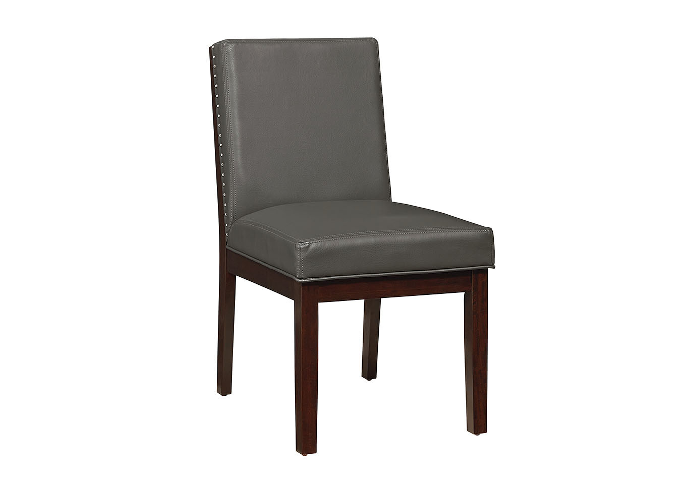 Couture Elegance Gray Side Chair (Set of 2),Standard