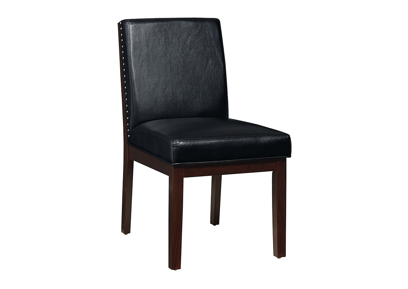 Couture Elegance Black Side Chair (Set of 2),Standard