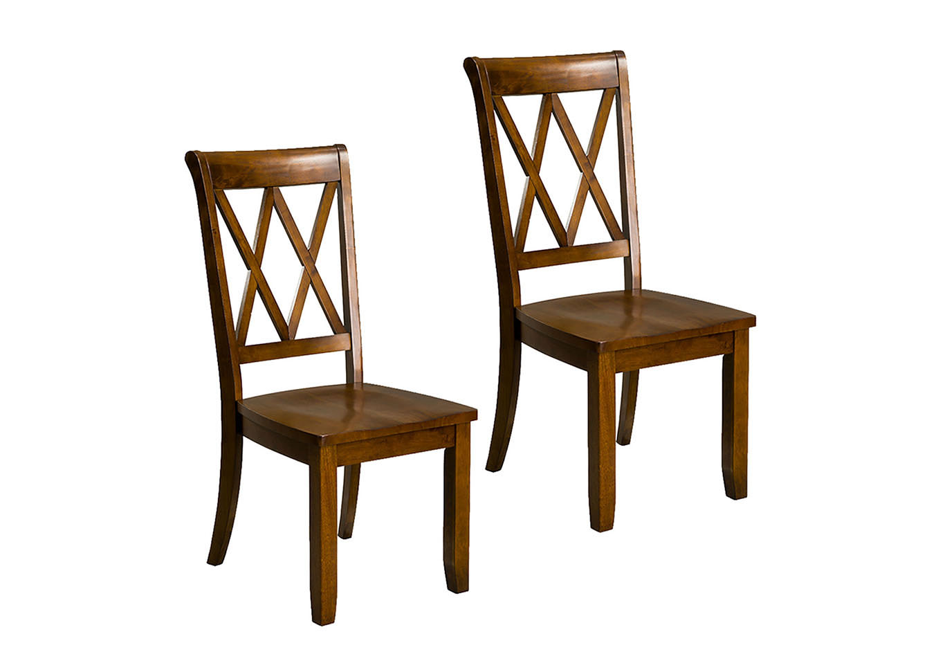 Vintage Brown Side Chair (Set of 2),Standard