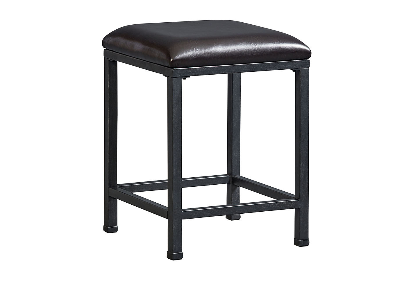 Ridgewood Black Bar Stool (Set of 2),Standard