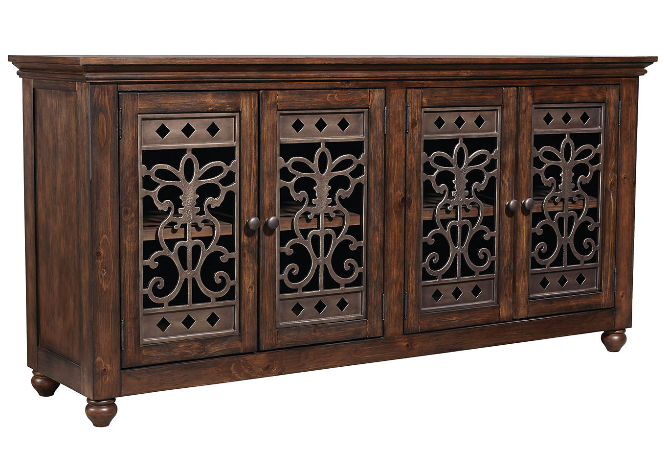 Paisley Court Brown Buffet,Standard