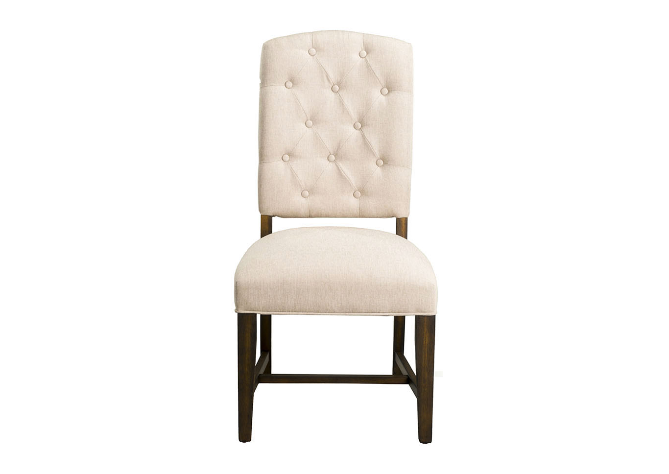 Paisley Court White Upholstered Side Chair (Set of 2),Standard