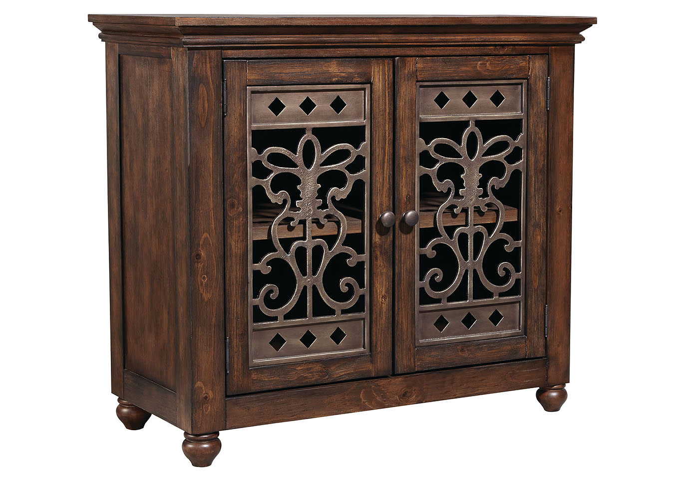 Paisley Court Brown Server,Standard