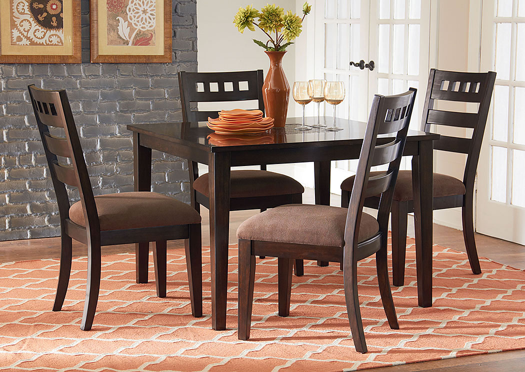 Sparkle Dining Table w/4 Side Chair,Standard