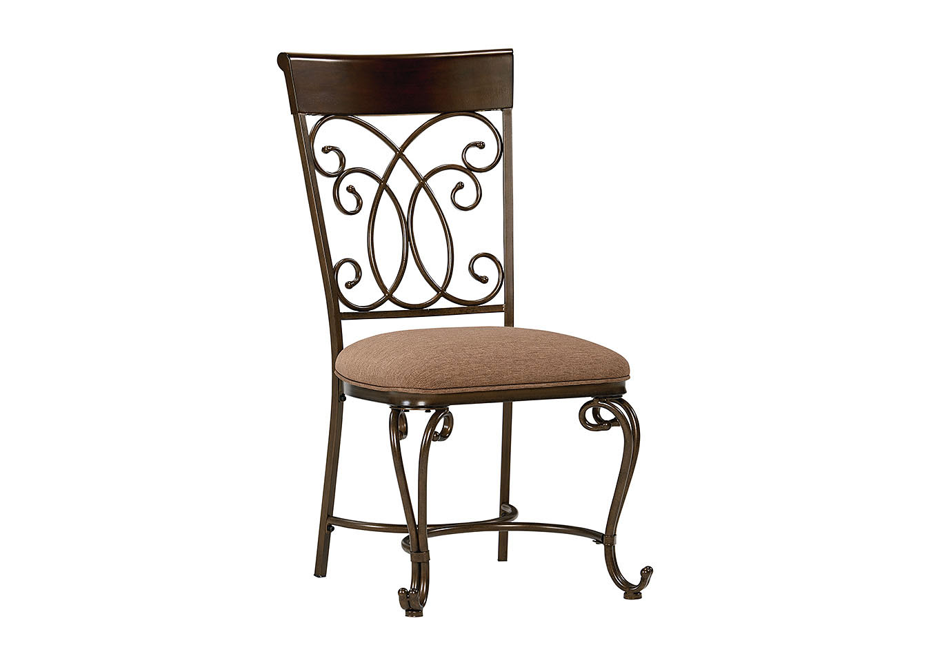 Bombay Brown Side Chair (Set of 2),Standard