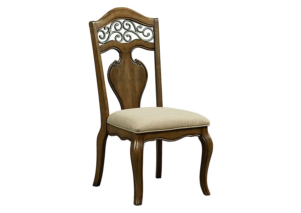 Monterey Brown Side Chair (Set of 2),Standard