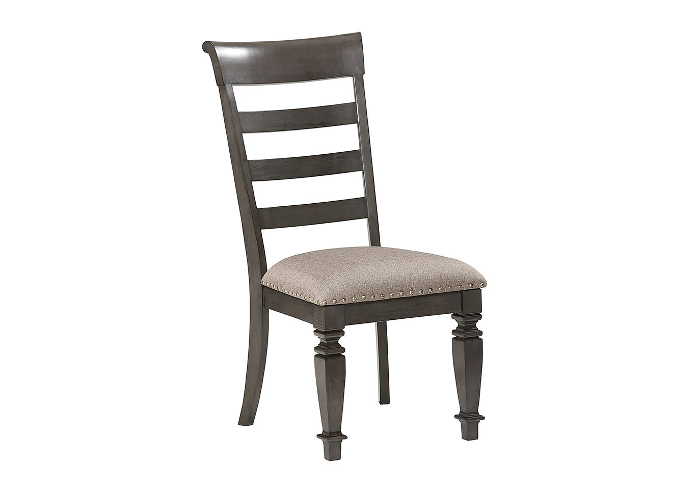 Garrison Charcoal Side Chair (Set of 2),Standard