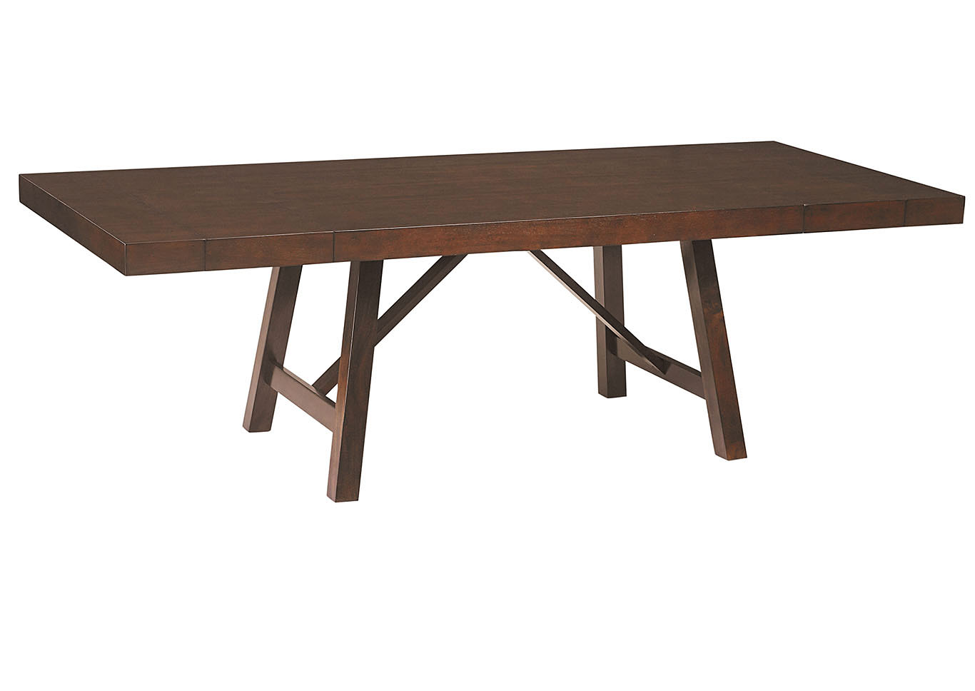 Omaha Brown Rectangular Dining Table,Standard