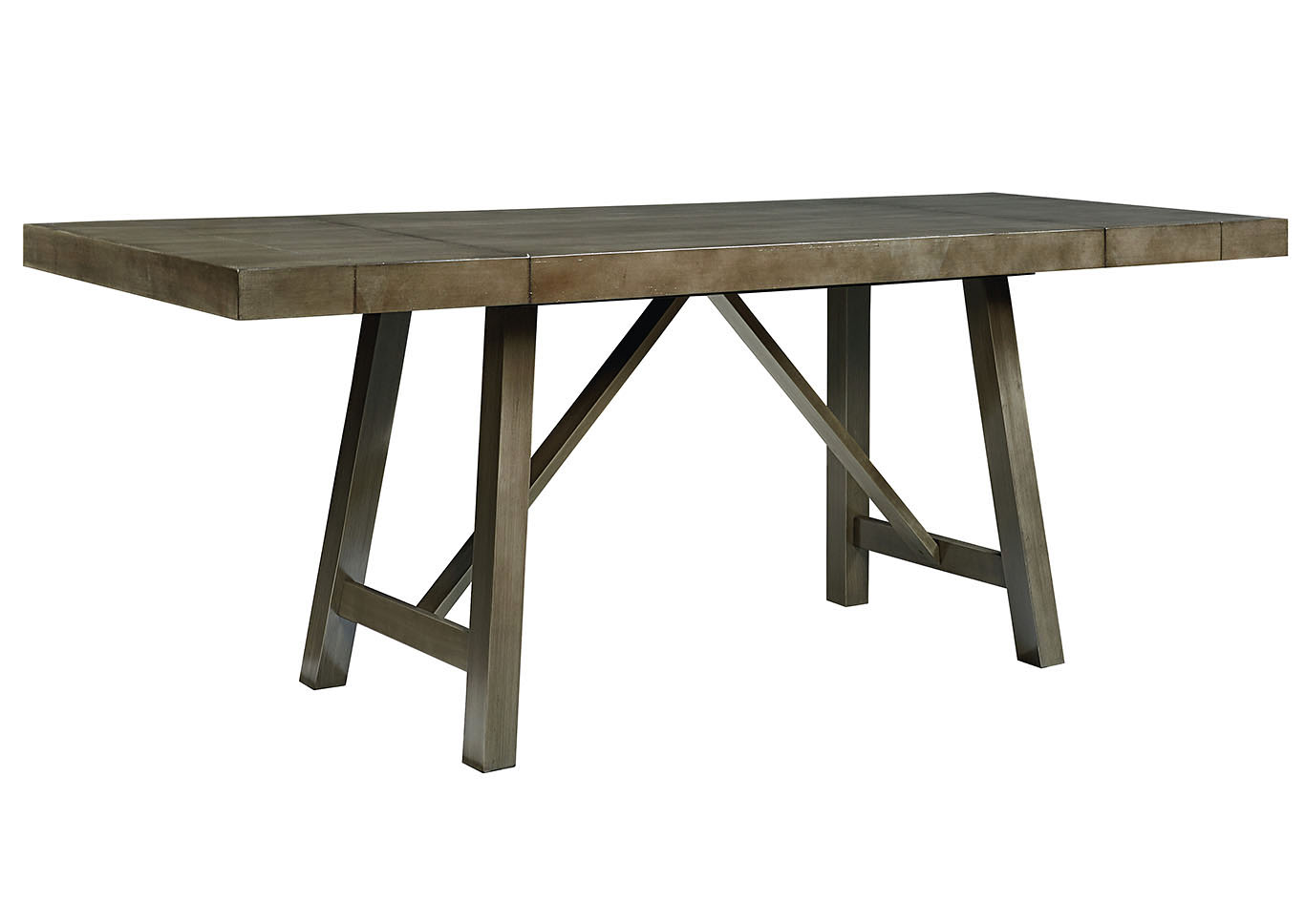 Omaha Gray Extendable Dining Table,Standard