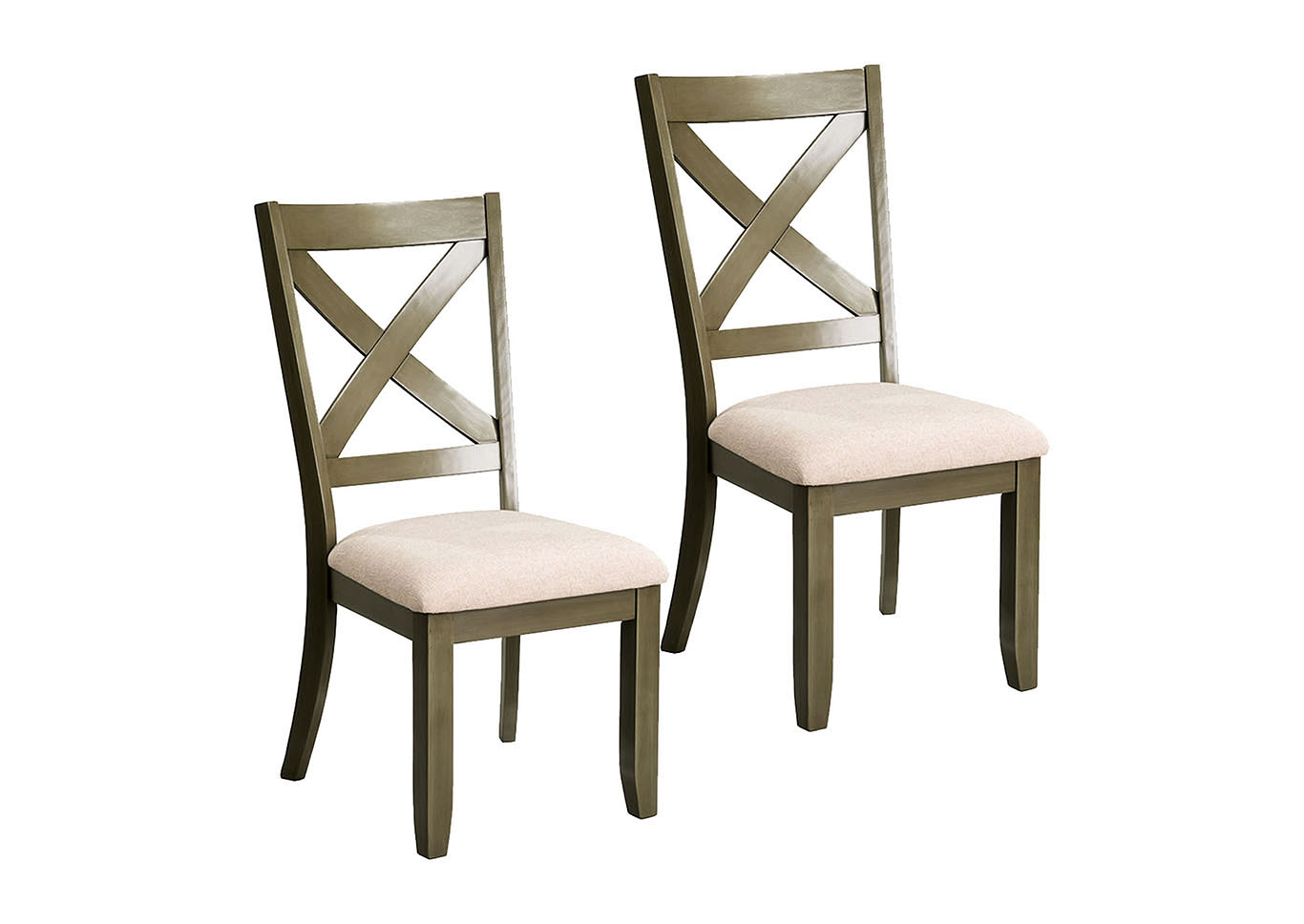 Omaha Gray Side Chair (Set of 2),Standard