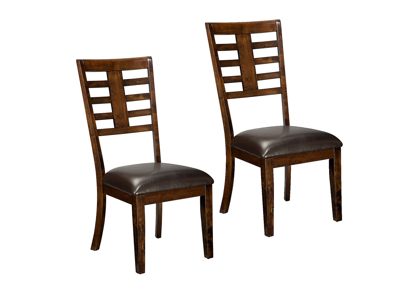 Bella Brown Side Chair (Set of 2),Standard