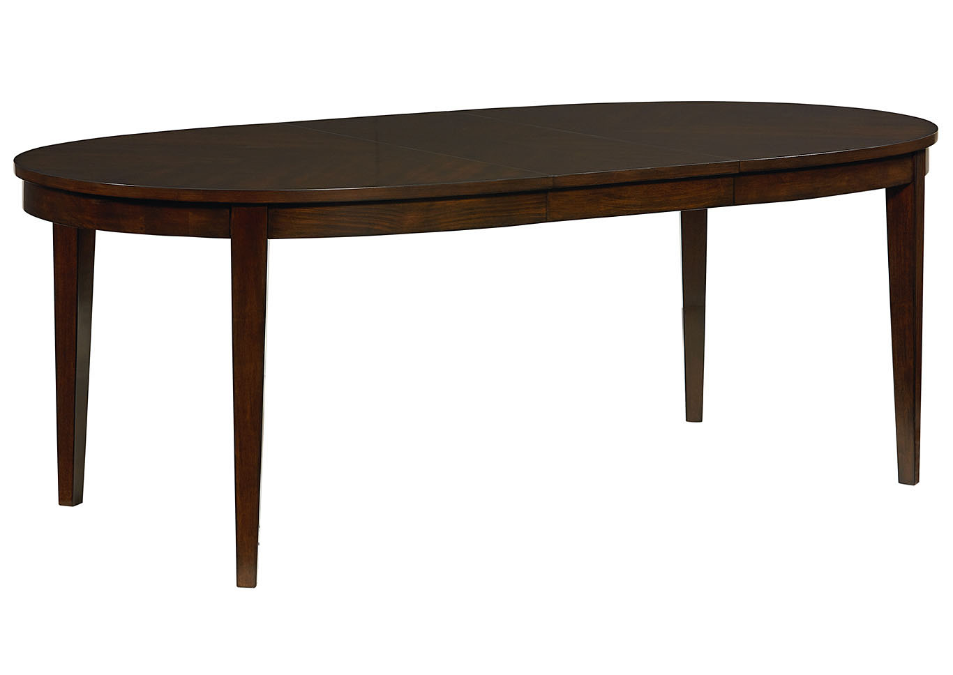 Serenity Brown Oval Dining Table,Standard